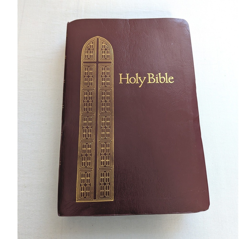 Thomas Nelson Holy Bible Gold Burgundy KJV Giant Print Red letters 883CBG